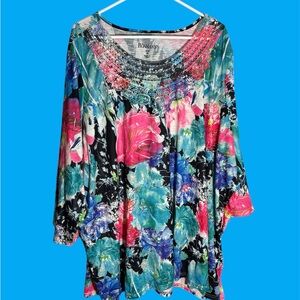 Floral Women's Top - Multicolor